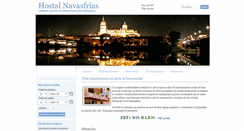 Desktop Screenshot of hostalnavasfrias.es