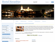 Tablet Screenshot of hostalnavasfrias.es